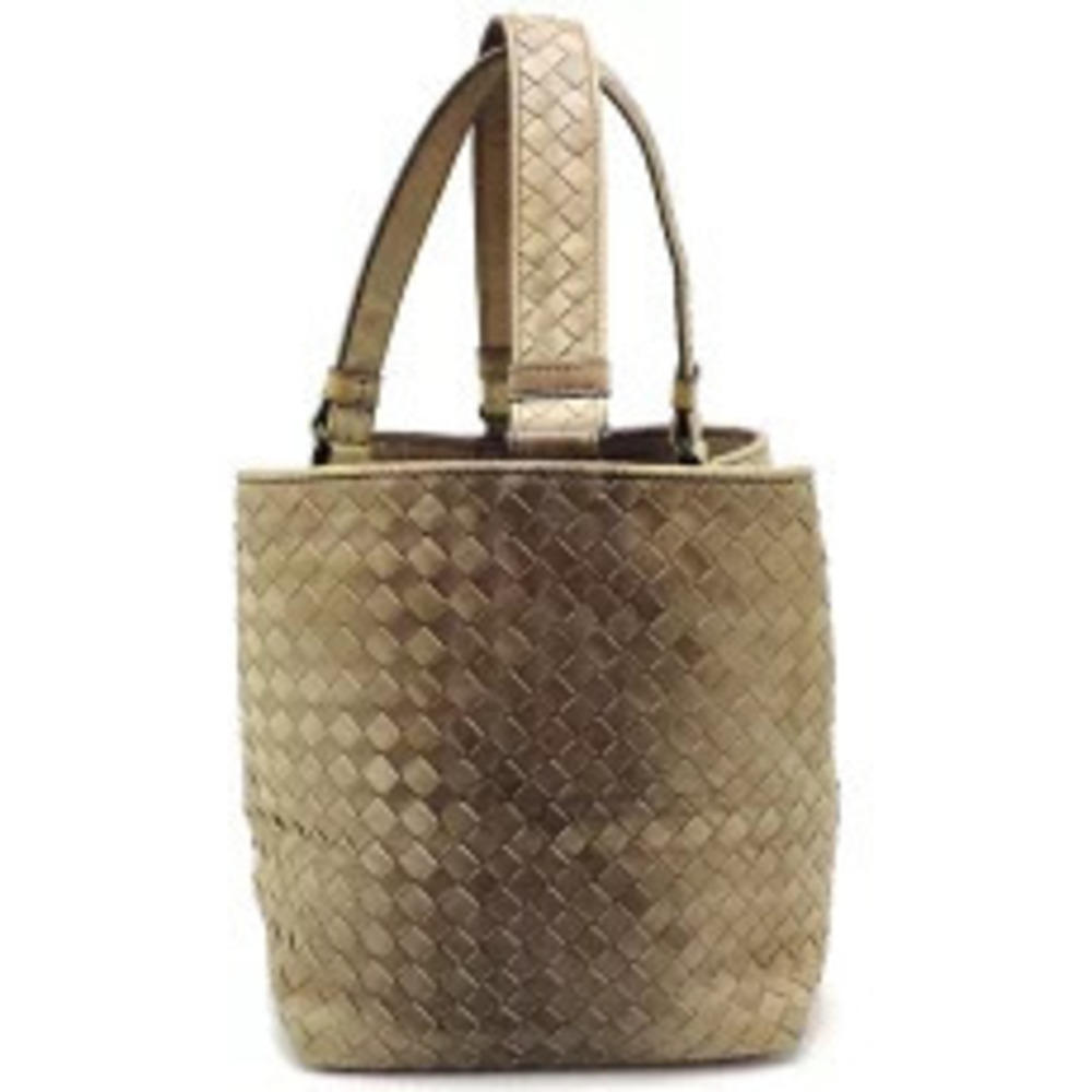 Bottega Veneta Bucket Handbag Intrecciato Brown Nappa Leather Brown